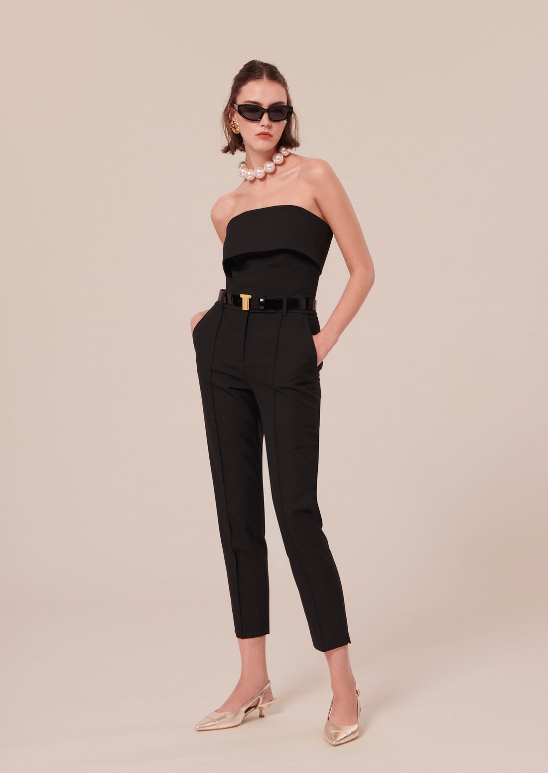 Pascal black cold wool pants by Tara Jarmon Lebanon