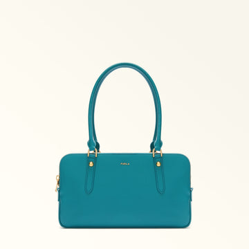 Furla Giulia M Boston  Bag In Leather