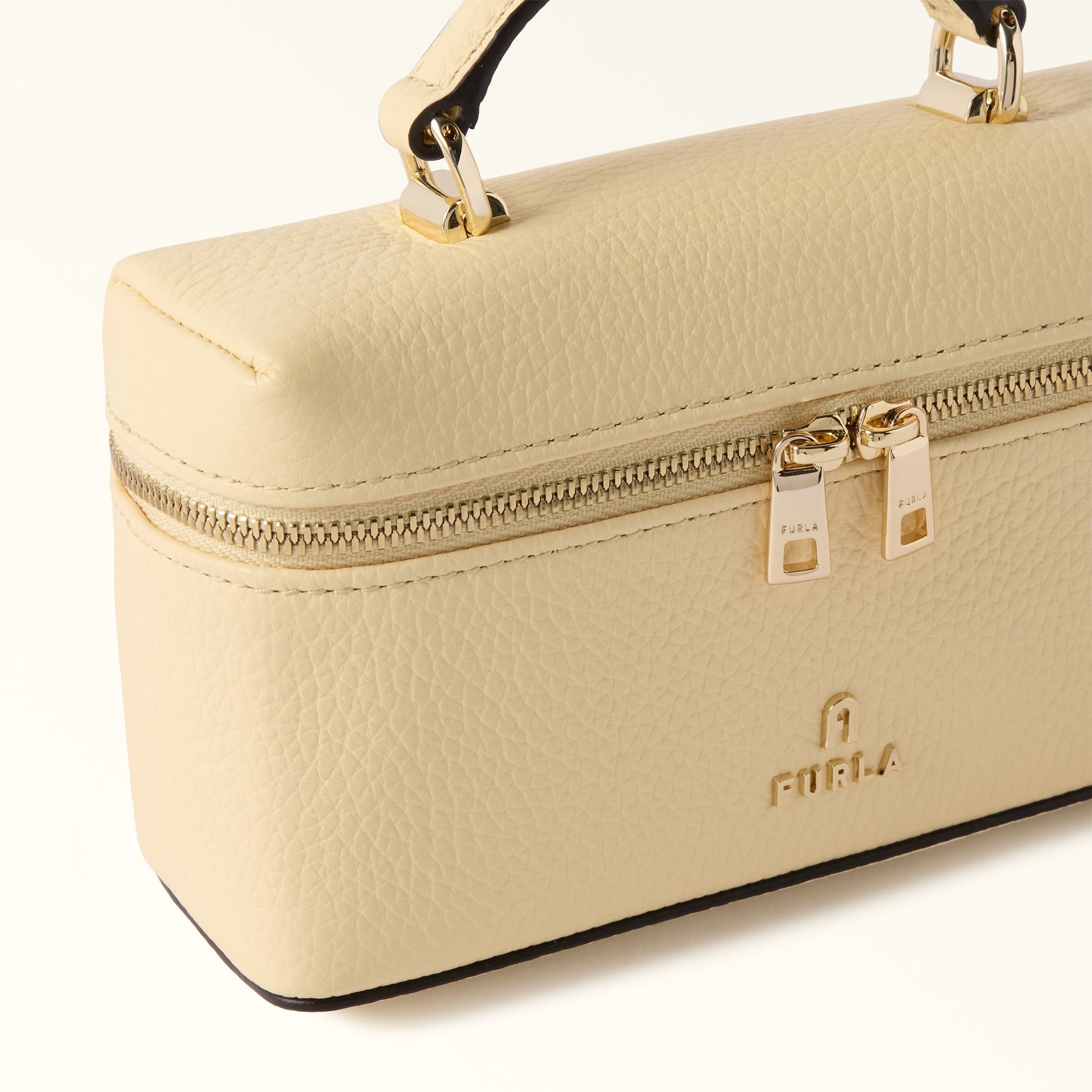 Furla Camelia Micro Vanity Case Crossbody in White - Bags 