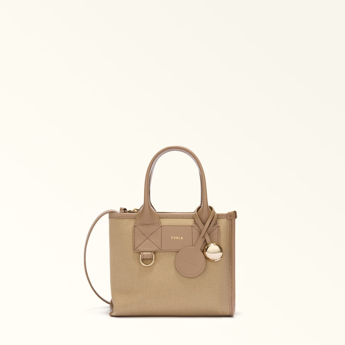 Furla Divide It Mini Tote in Brown - Bags 
