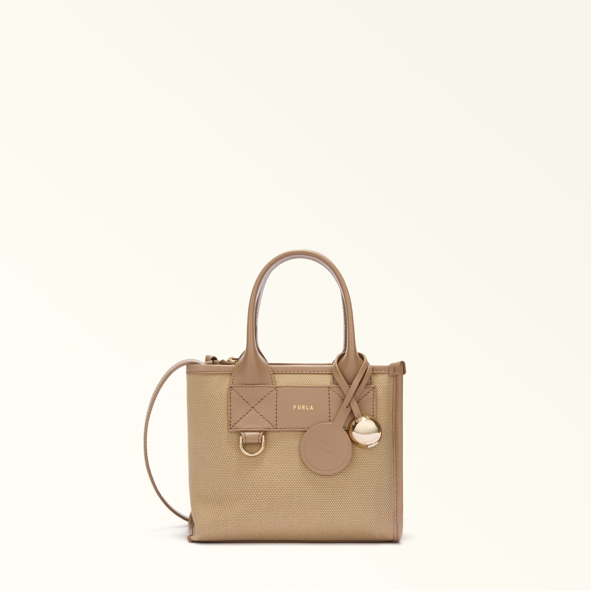 Furla Divide It Mini Tote in Brown - Bags 