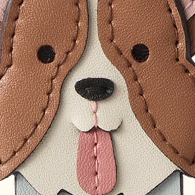 Furla Allegra Corgi Keyring in Brown - Charms 