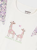 Set t-shirt and leggings for baby girls Energiers