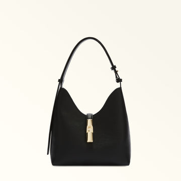 Furla Goccia S Hobo in Black - Bags 