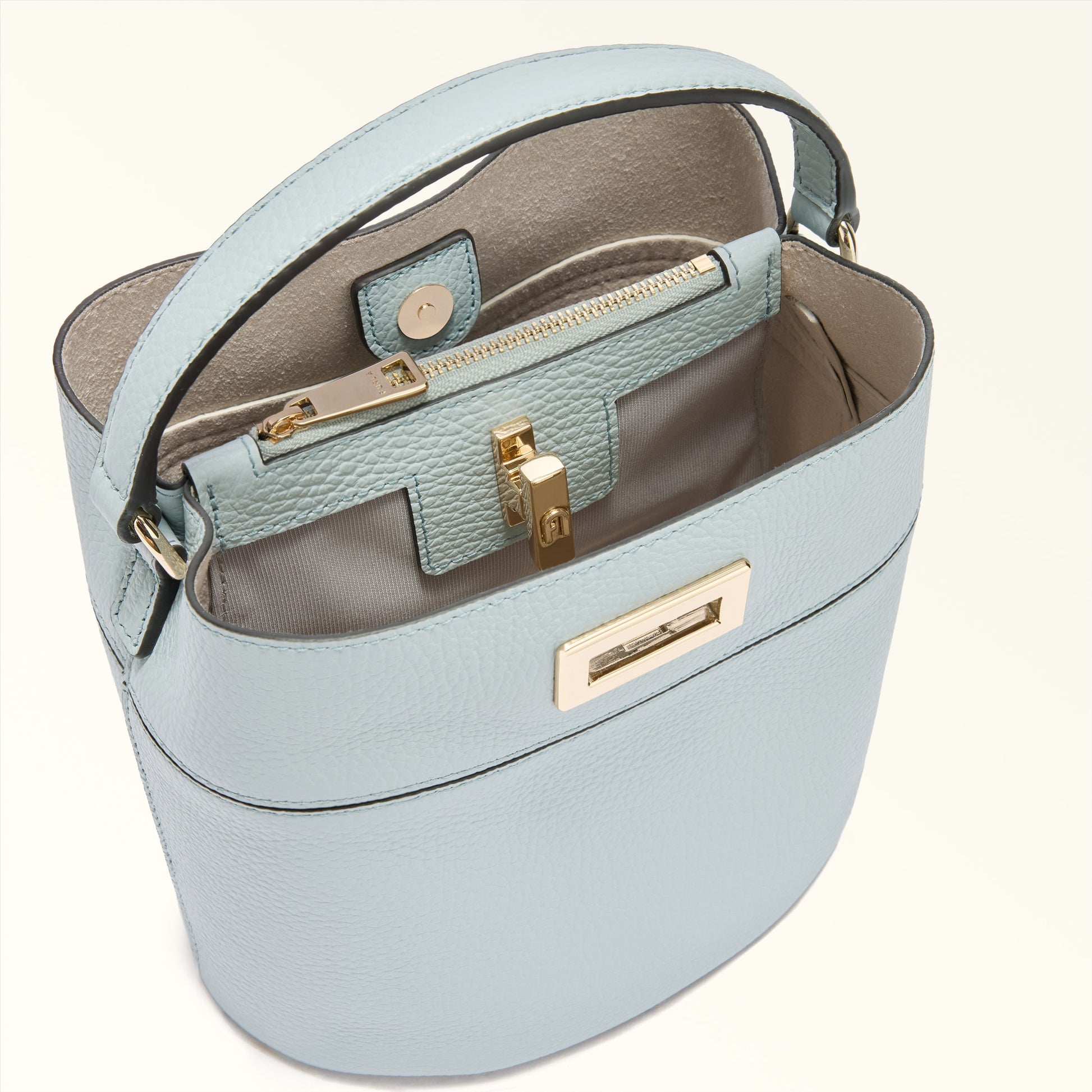 Furla Amelia Mini Bucket Bag in Green - Bags 