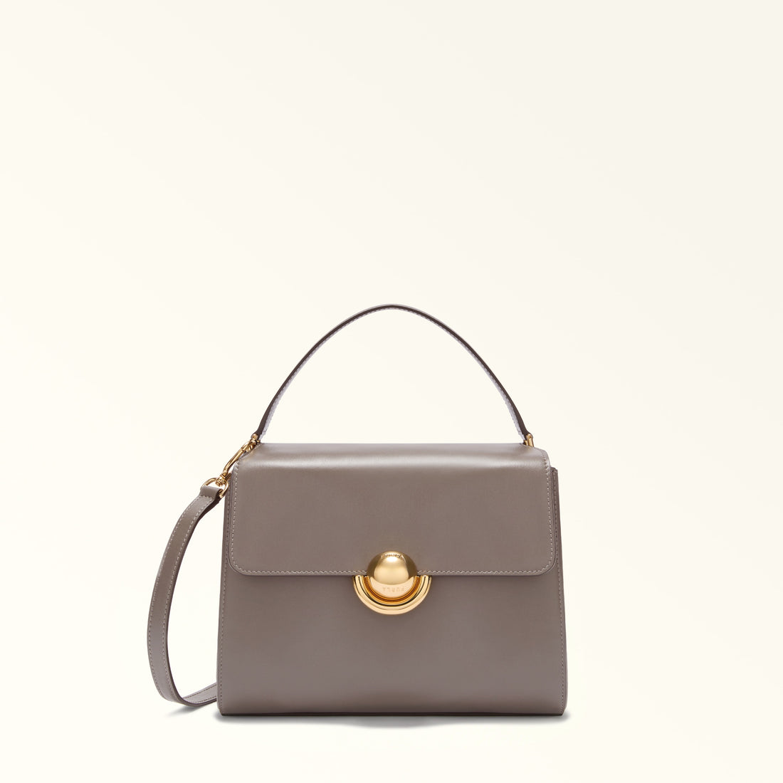 Furla Domus S Top Handle Bag In Leather
