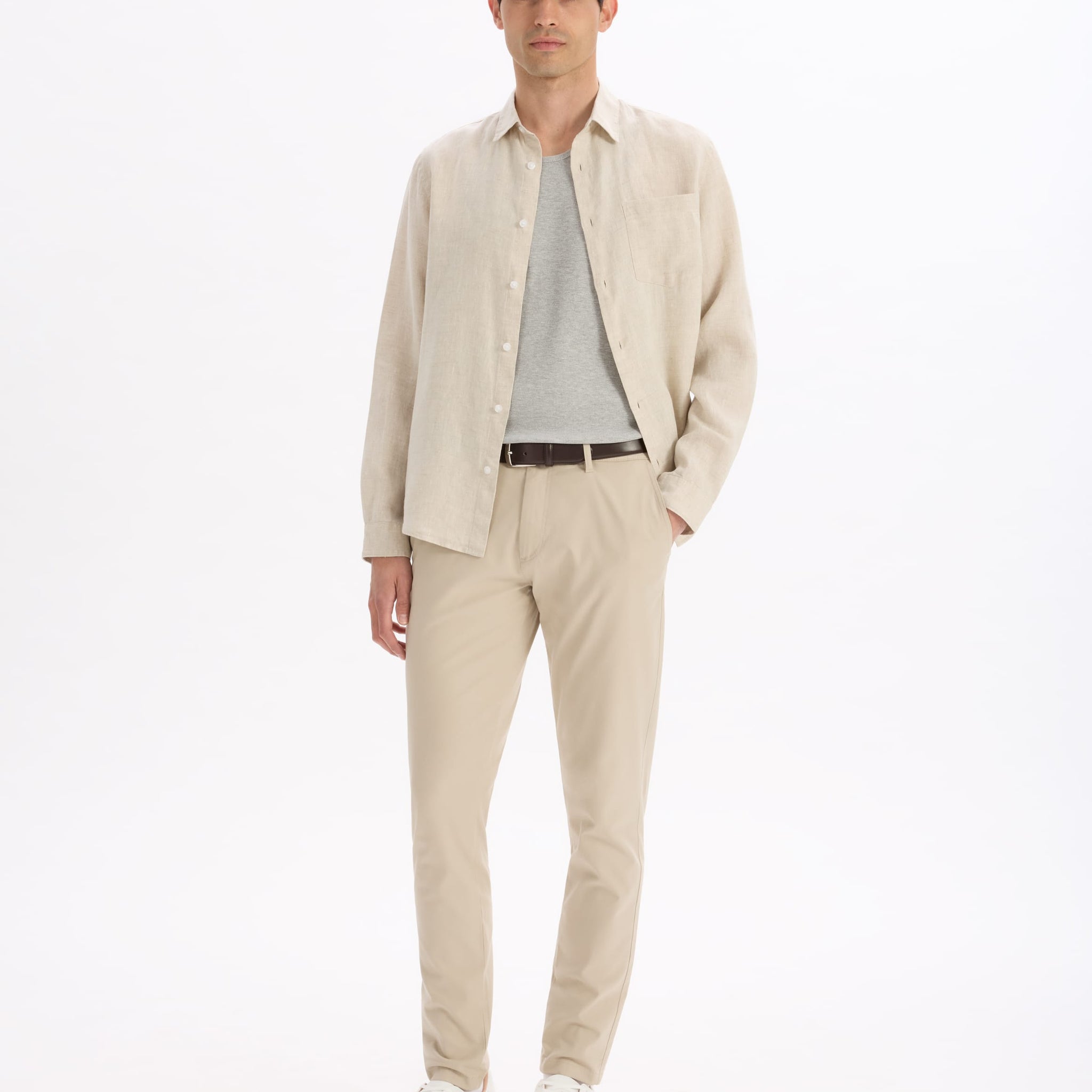 natural Long sleeves Shirt