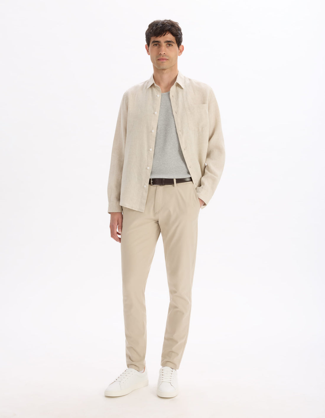 natural Long sleeves Shirt