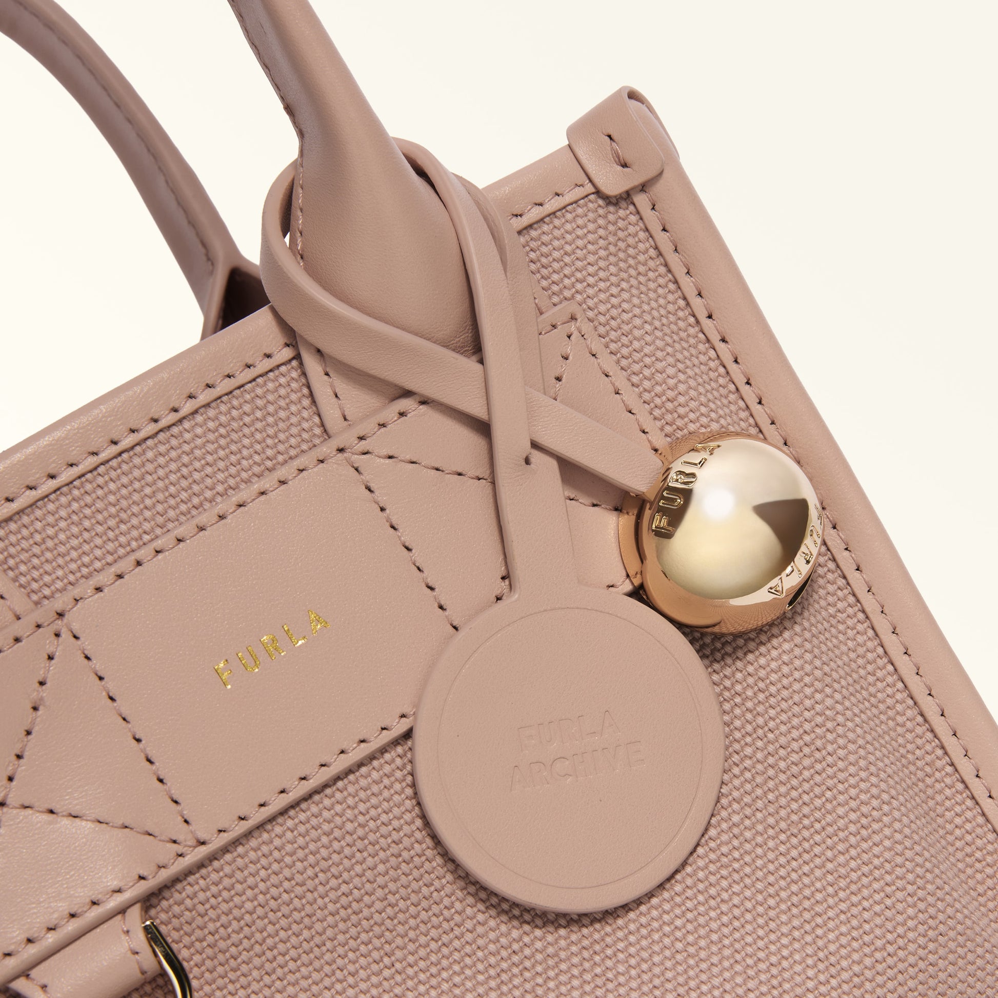 Furla Divide It Mini Tote in Pink - Bags 