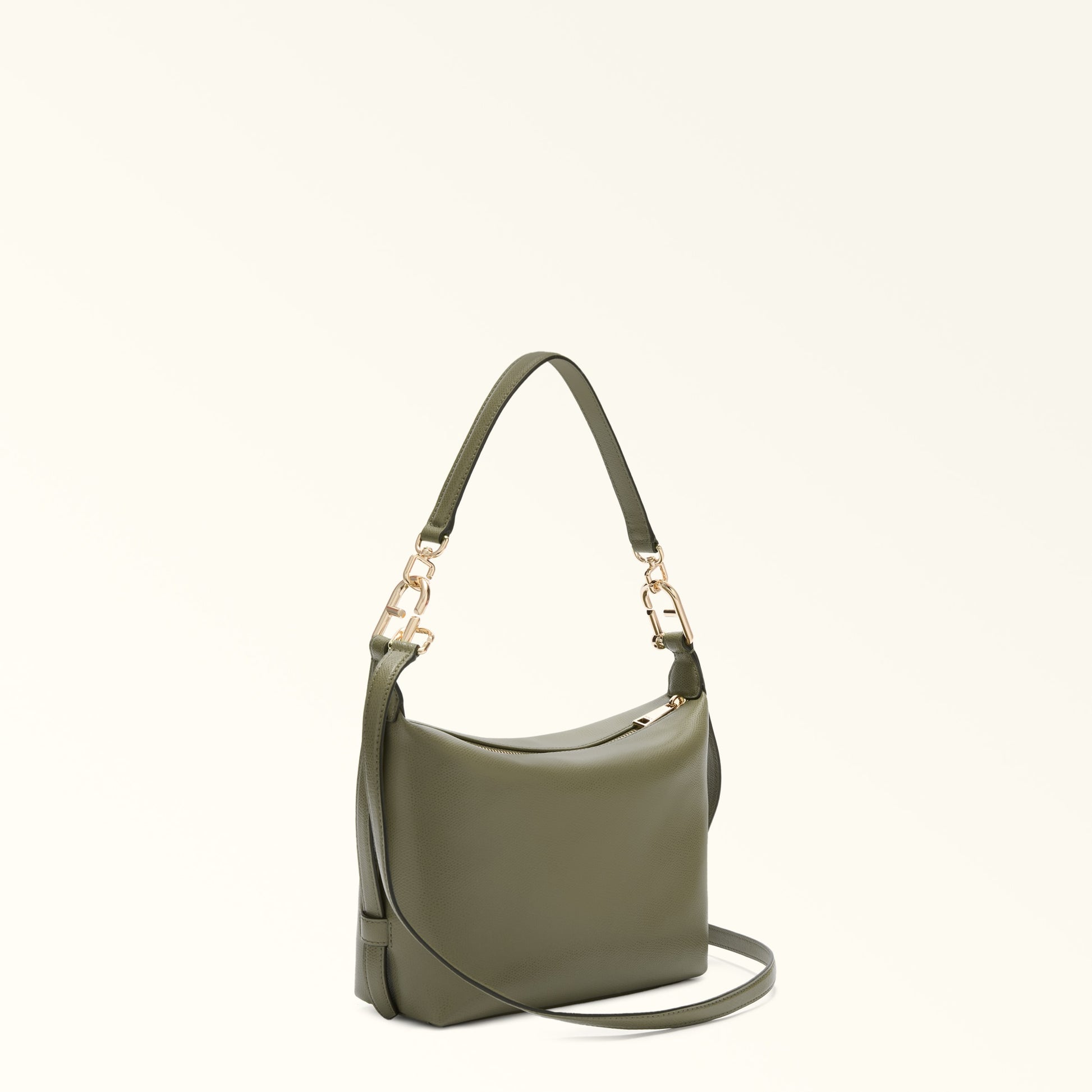 Furla Tonie Mini Hobo Bag In Leather