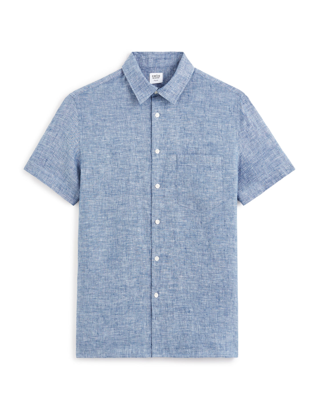 Blue Short Sleeves Shirt for Men