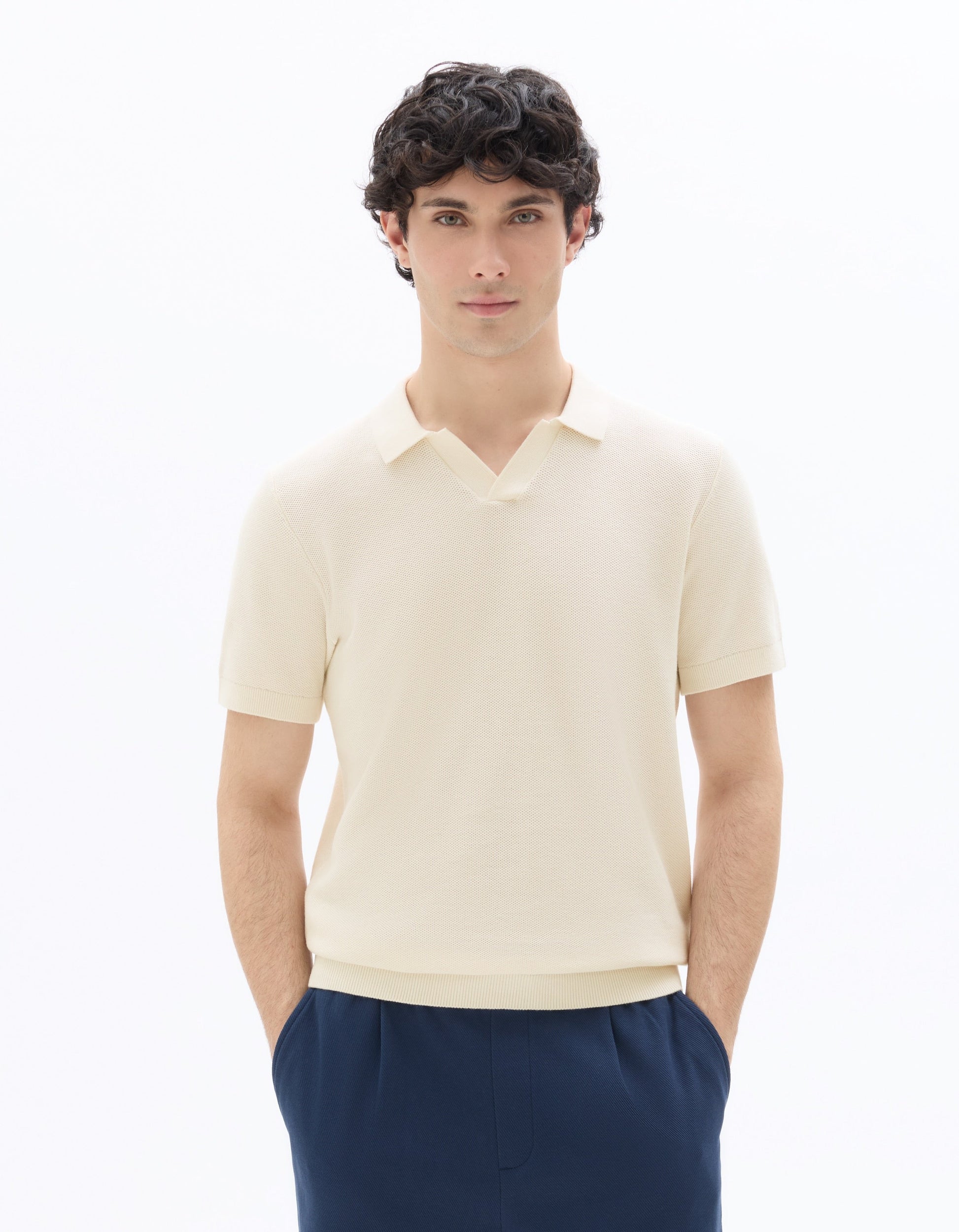 Regular Fit pique Polo Shirt 100% Cotton Knit Celio