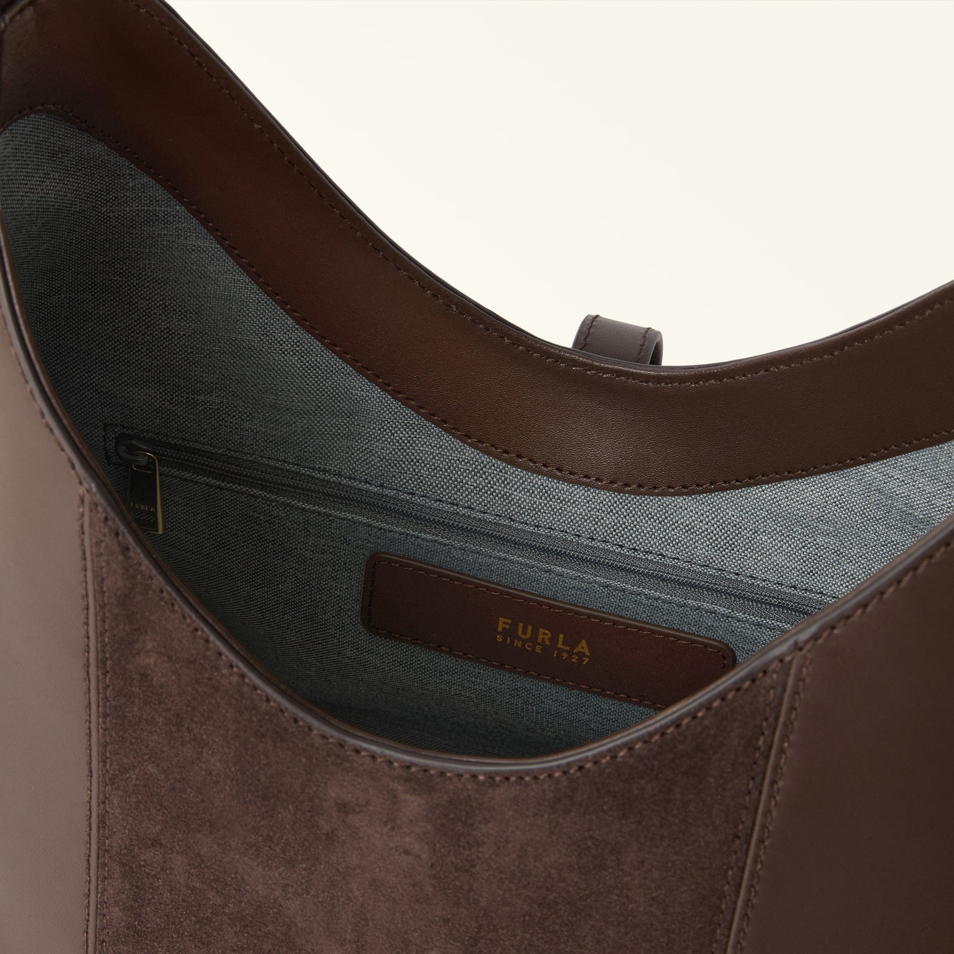 Furla Goccia M Hobo in Brown - Bags 