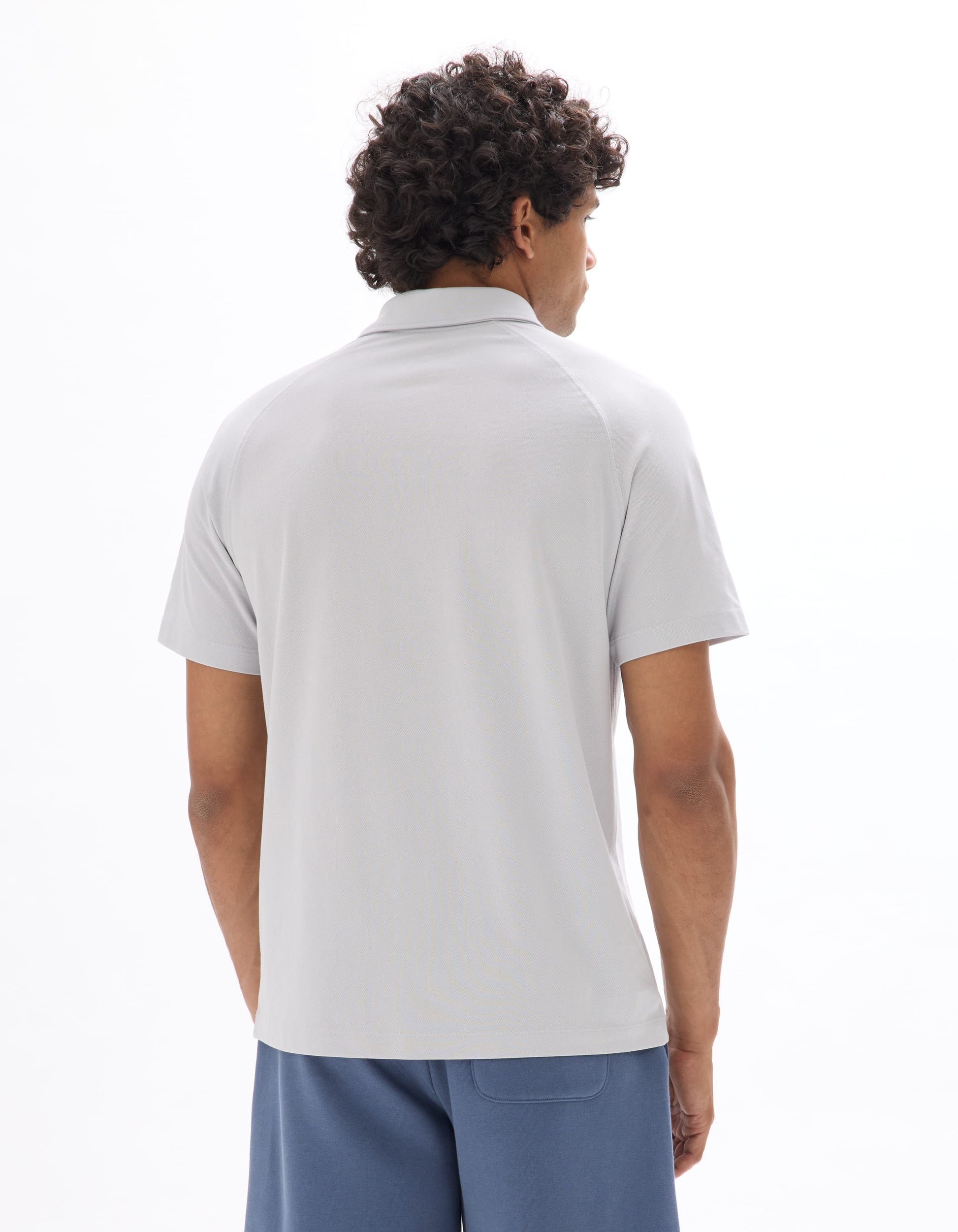 light grey Short sleeves Polo