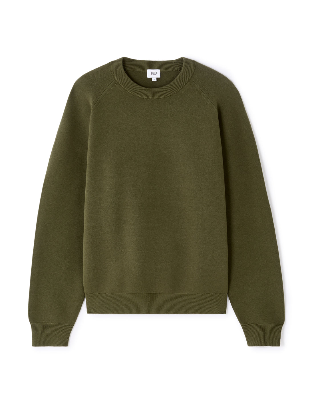 Kaki Crew Neck Jumper - Celio Lebanon