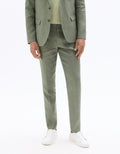 Slim-fit 100% Linen Suit Pants Celio