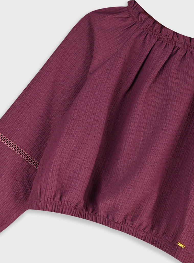 Girl Shirts - Burgundy