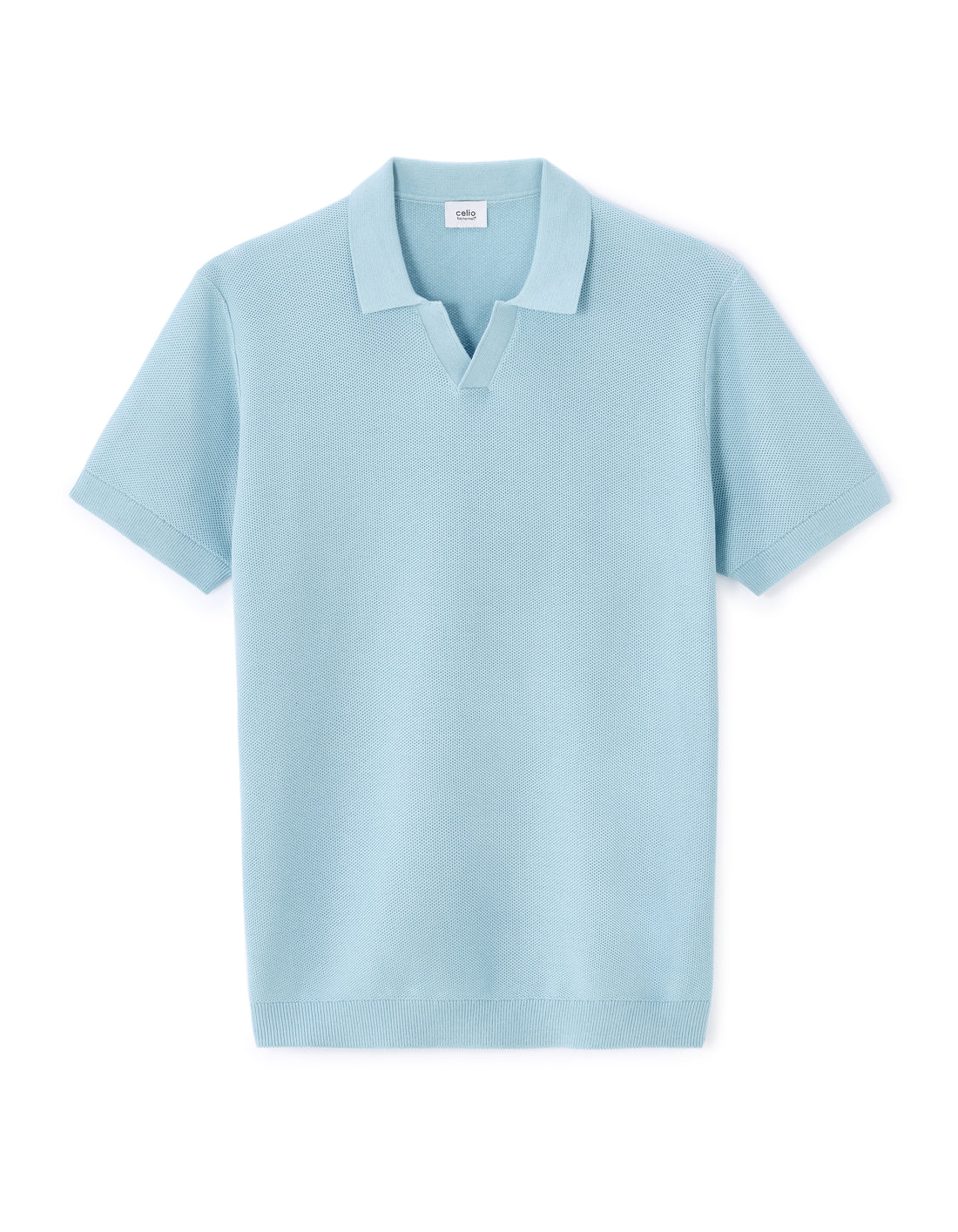 Blue Sky Short Sleeves Polo - Celio Lebanon