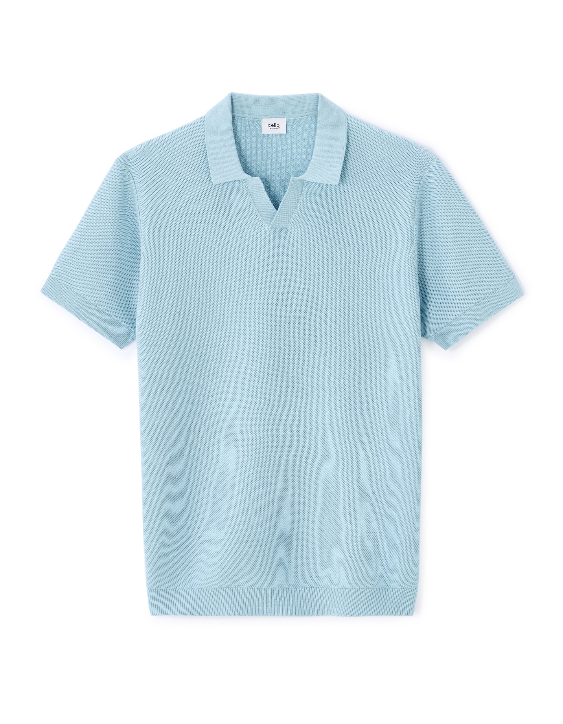 Blue Sky Short Sleeves Polo - Celio Lebanon