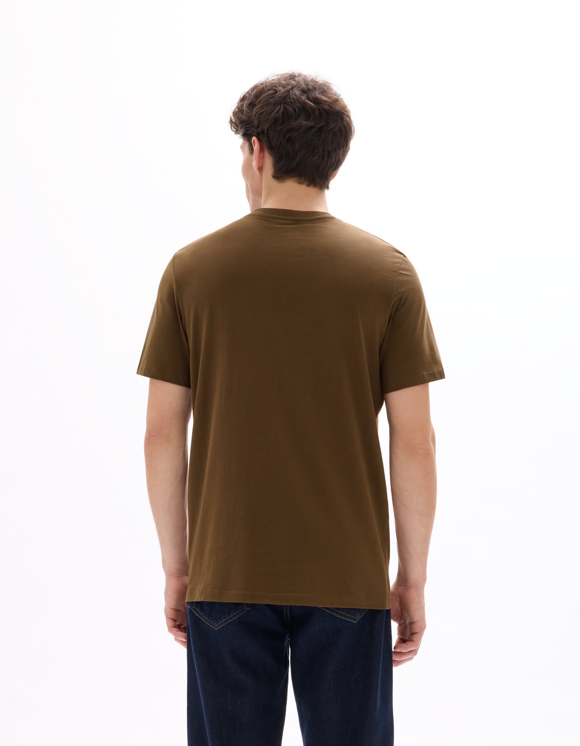 Cafe Au Lait Short Sleeves Tshirt - Celio Lebanon