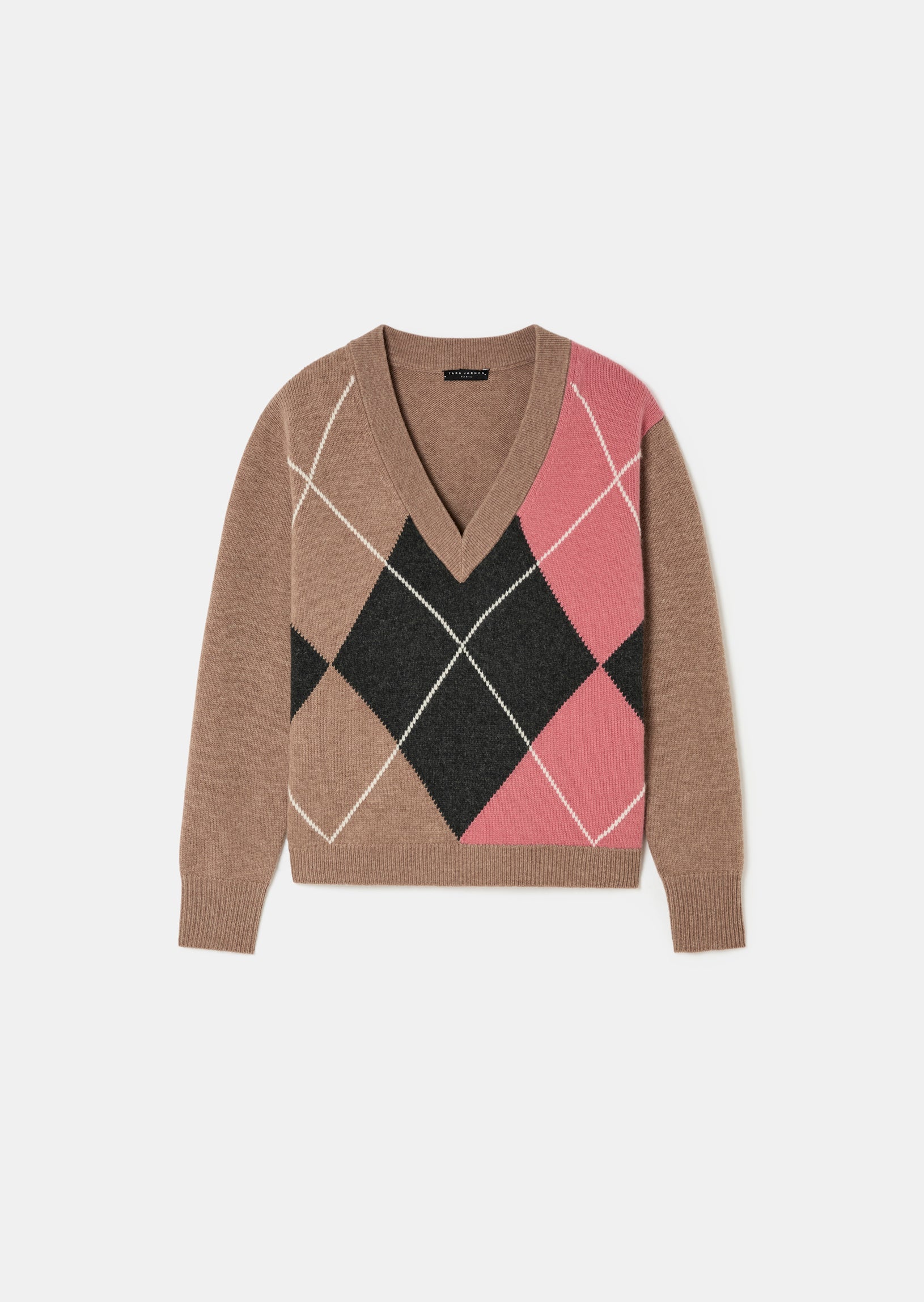 First  taupe sweater for women