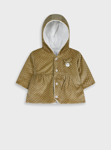  Beige Infant'S Jacket For Girl