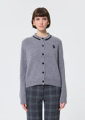 Gael  heather grey cardigan for women