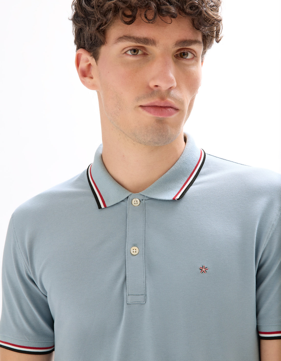 NECETWO DUSTY BLUE SS POLO - Celio lebanon