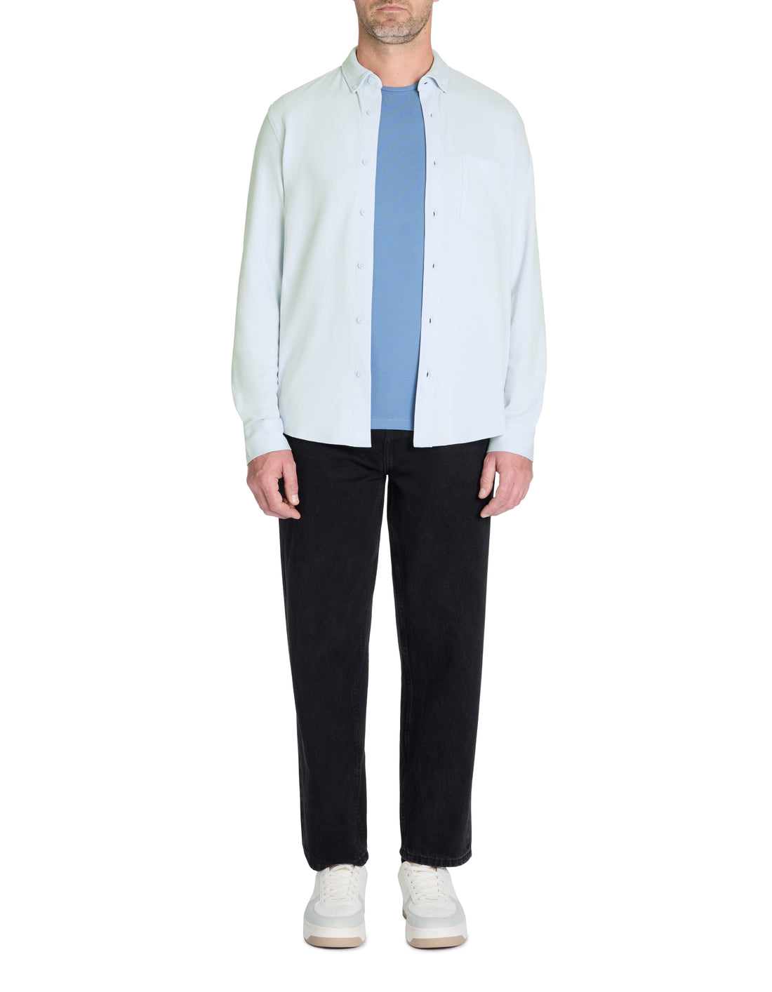 Blue Long Sleeves Shirt for Men