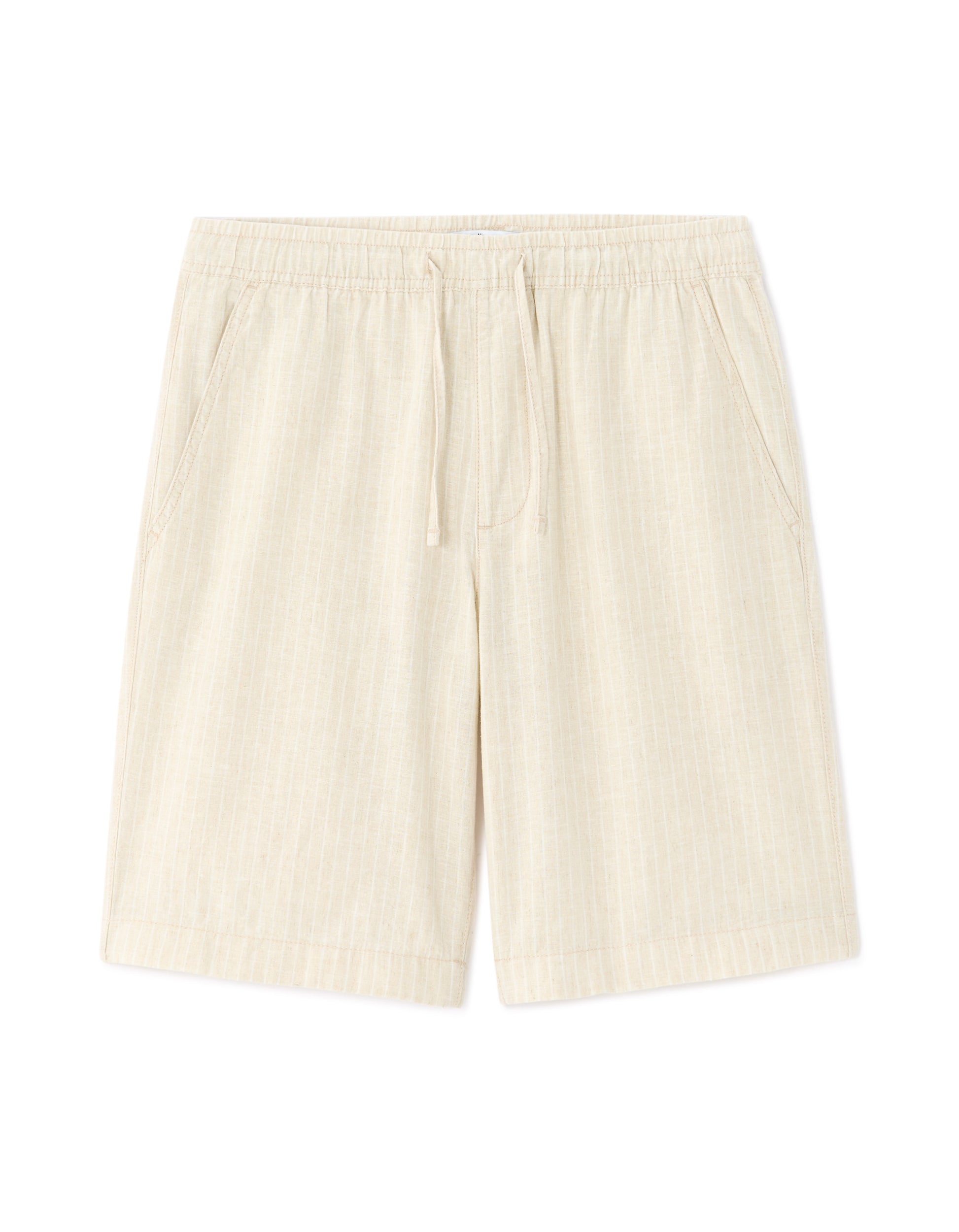 Celio Linen Blend Bermuda - Beige