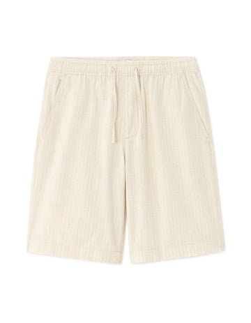 Celio Linen Blend Bermuda - Beige