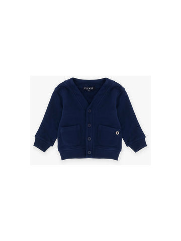navy cardigan CARDIGAN KHABBAZ