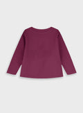 Cotton Girl Blouse - Burgundy