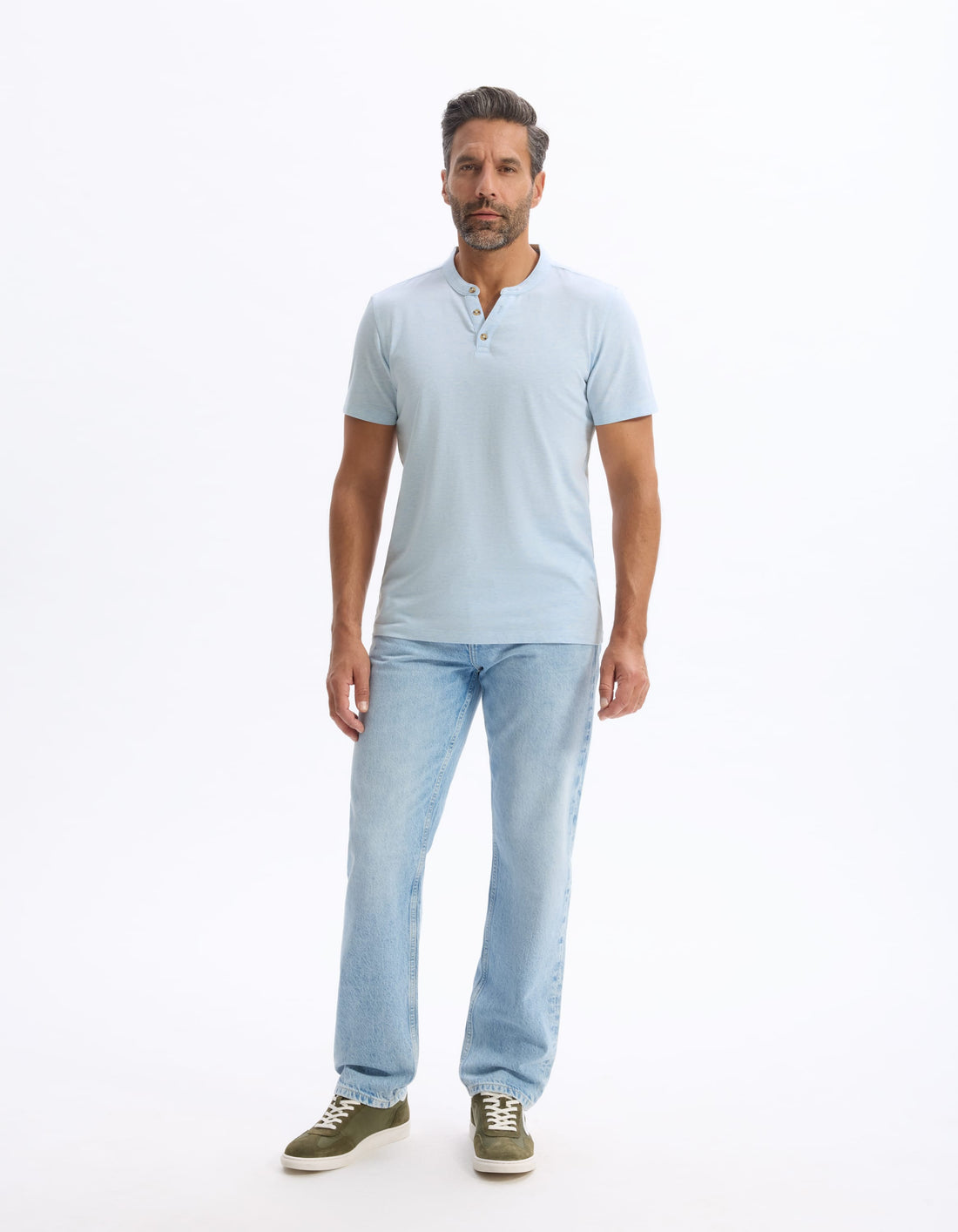baby blue Short sleeves TShirt
