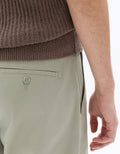 Straight Fit Stretch Cotton Chino Pants - Regular Length Celio