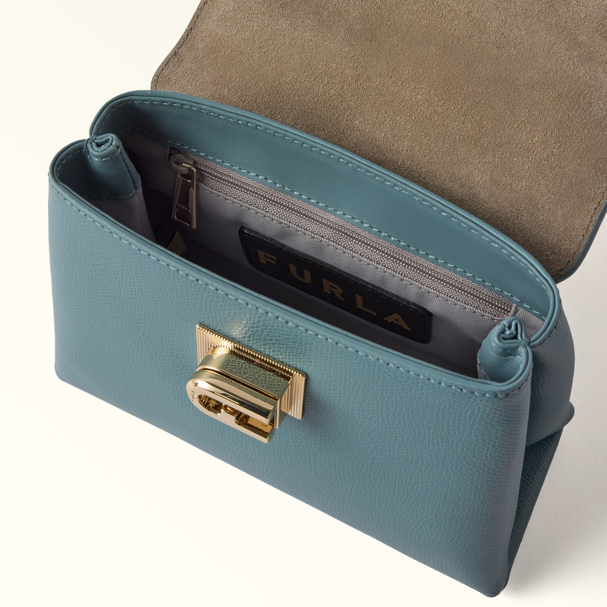 Furla 1927 Mini Top Handle in Blue - Bags 