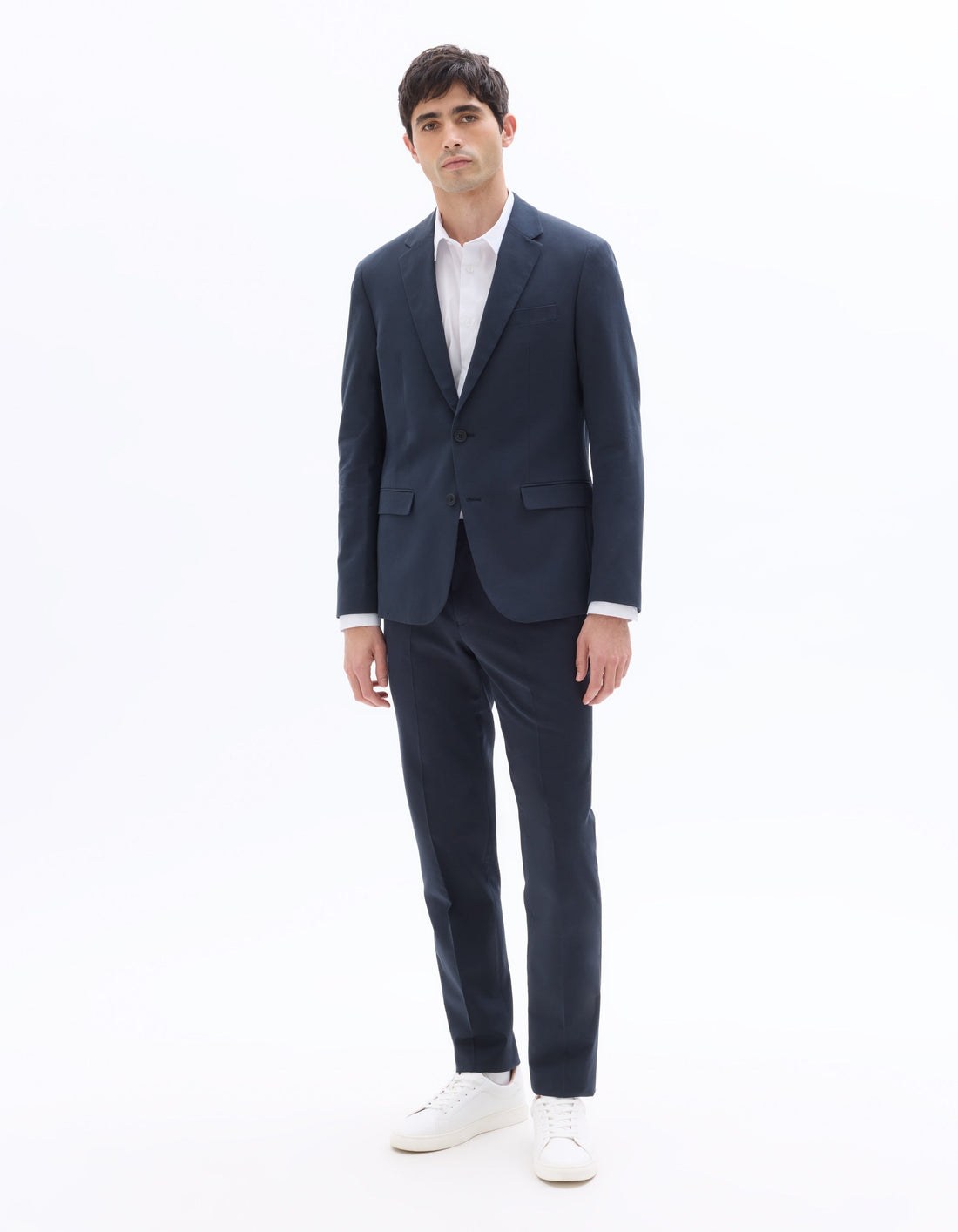 Men's Slim-Fit Cotton & Lyocell Suit Jacket Celio