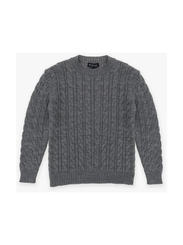 grey sweater SWEATER KHABBAZ