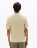 Regular Fit Striped and Textured Polo Celio