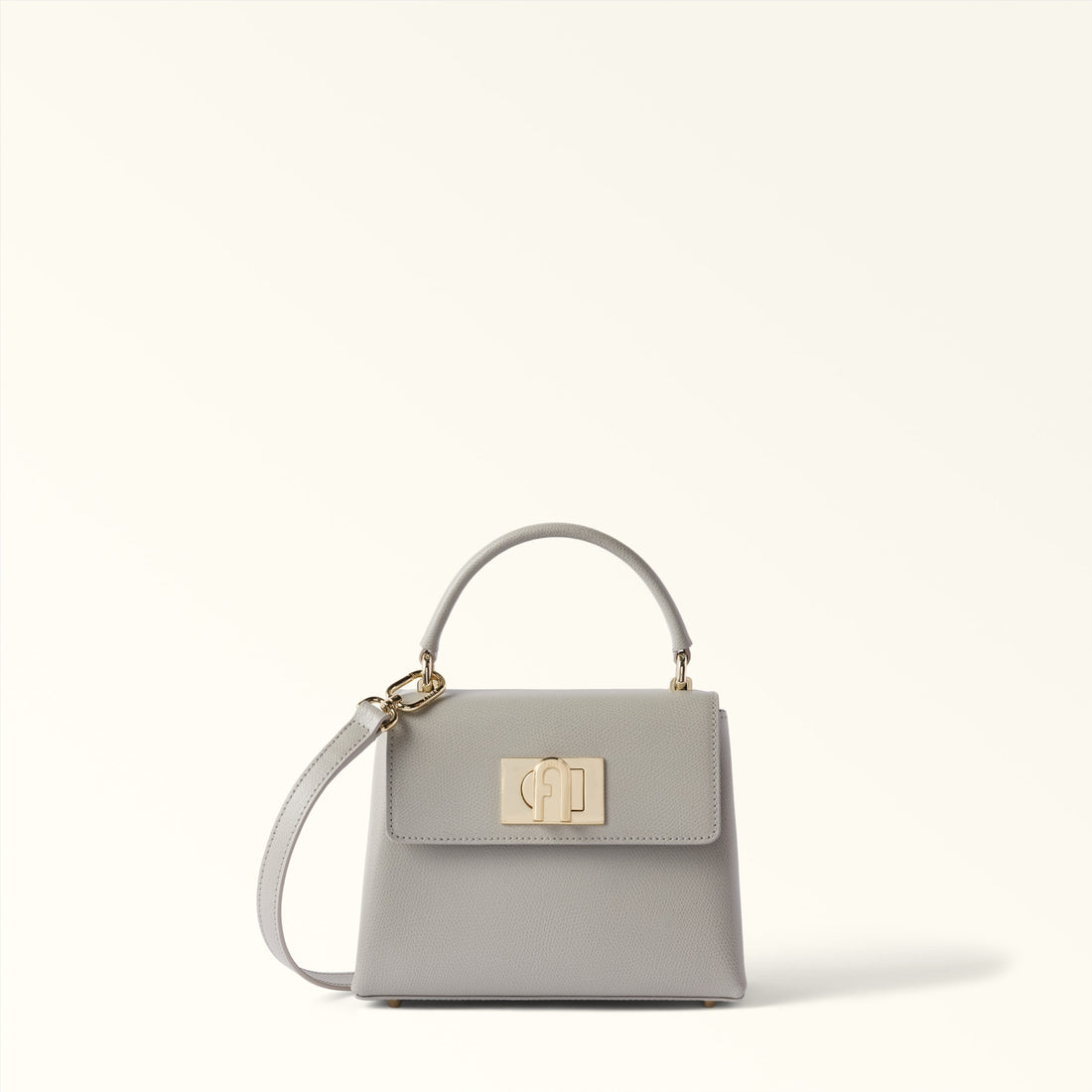 Furla 1927 Mini Top Handle in Grey - Bags 