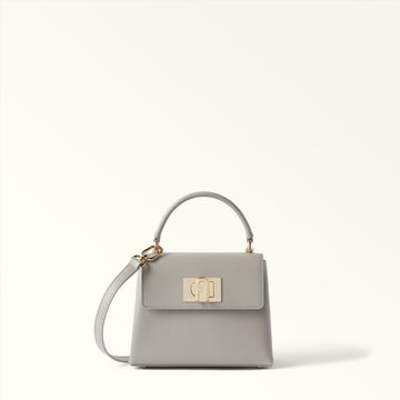 Furla 1927 Mini Top Handle in Grey - Bags 