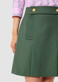 Jimmy green tailored wool skirt by Tara Jarmon Lebanon