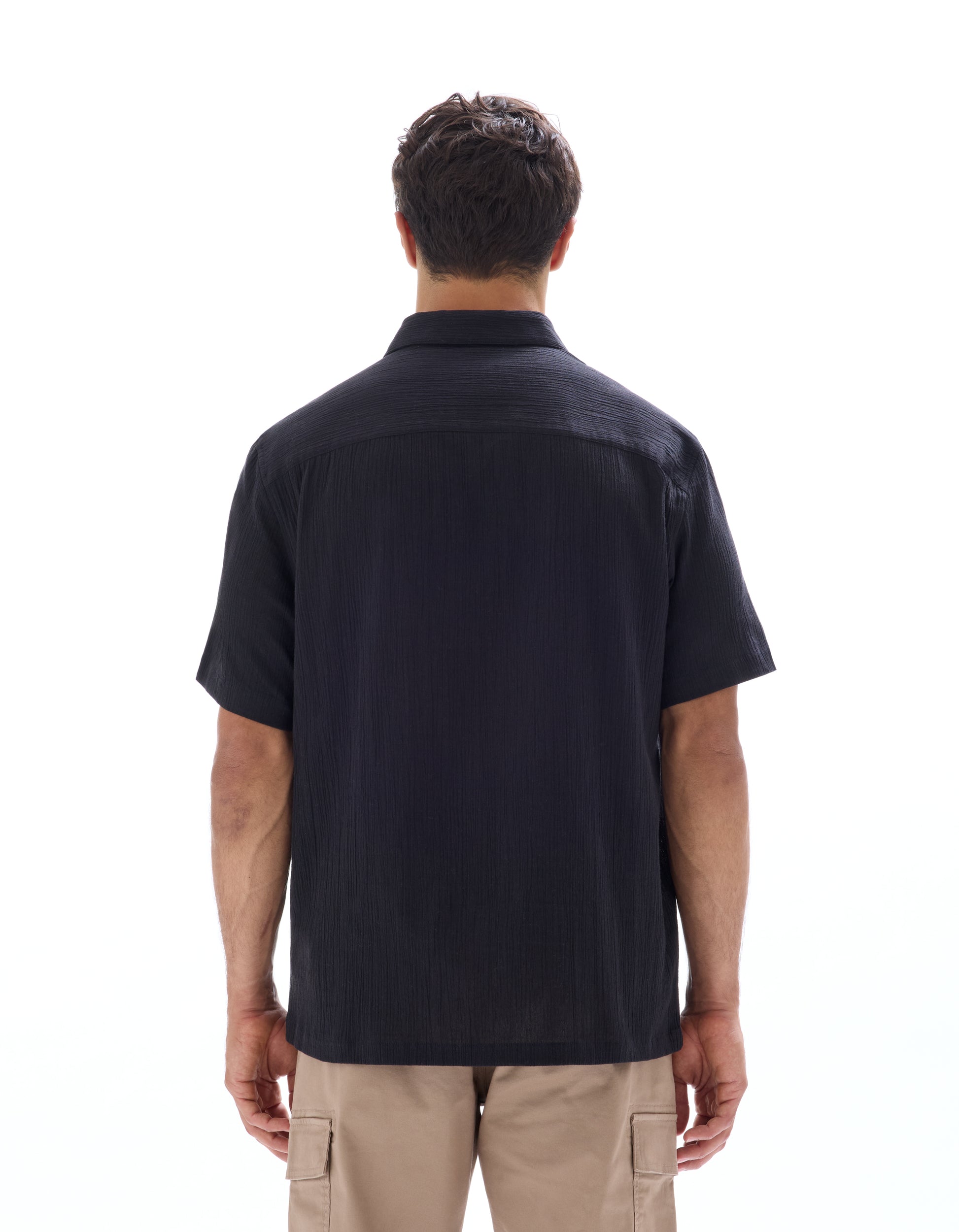 Black Short Sleeves Shirt - Celio Lebanon