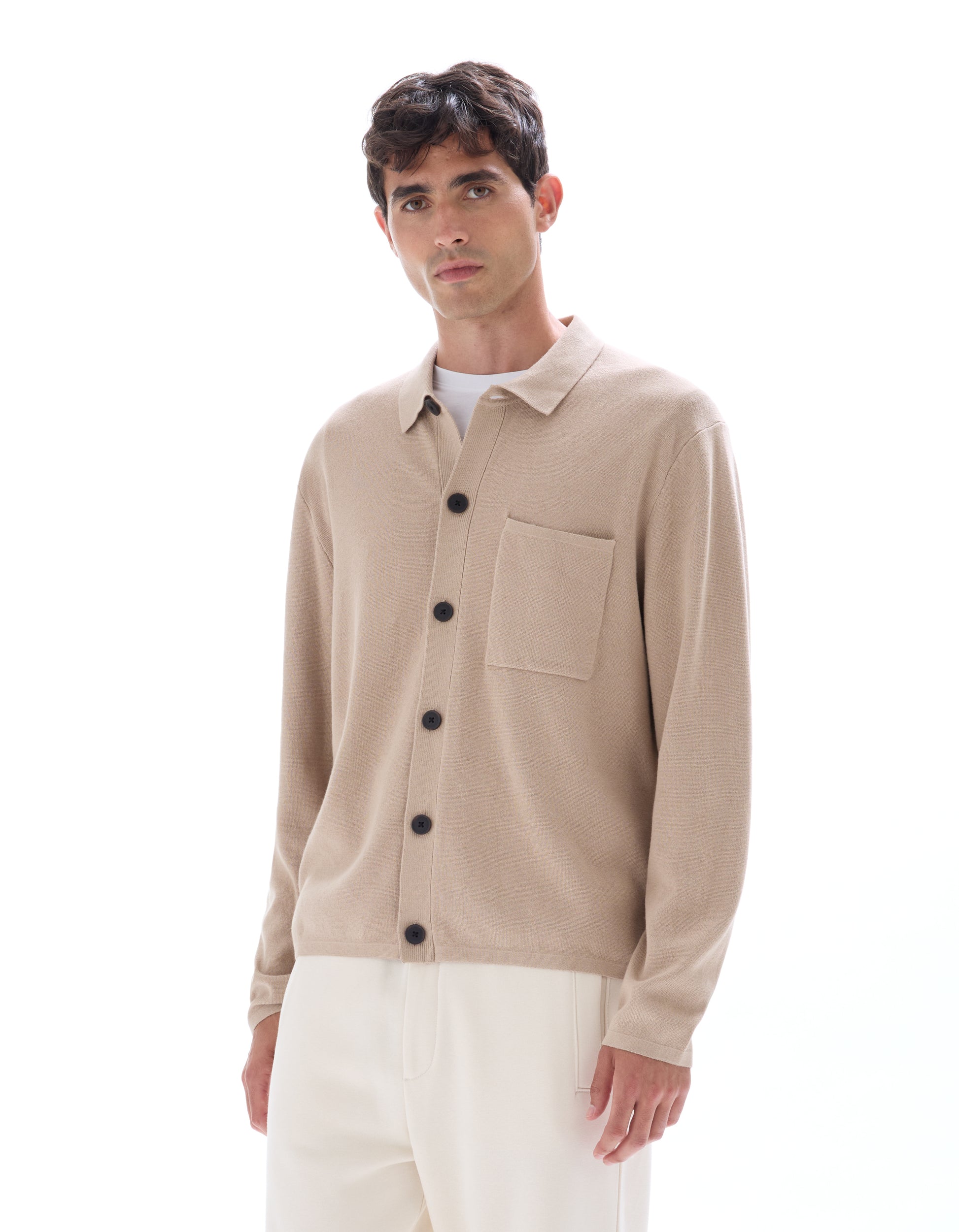 Beige Humus Cardigan - Celio Lebanon