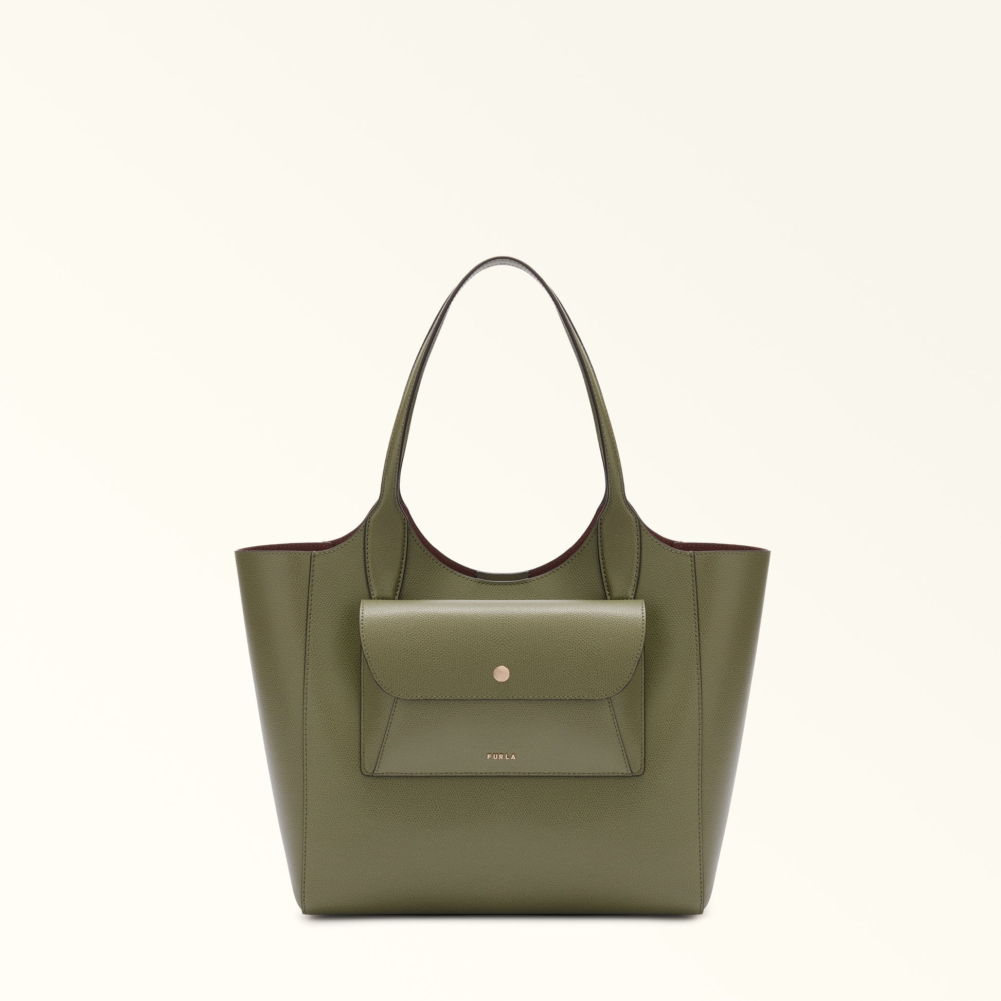 Furla Lea M Tote in Green - Bags 