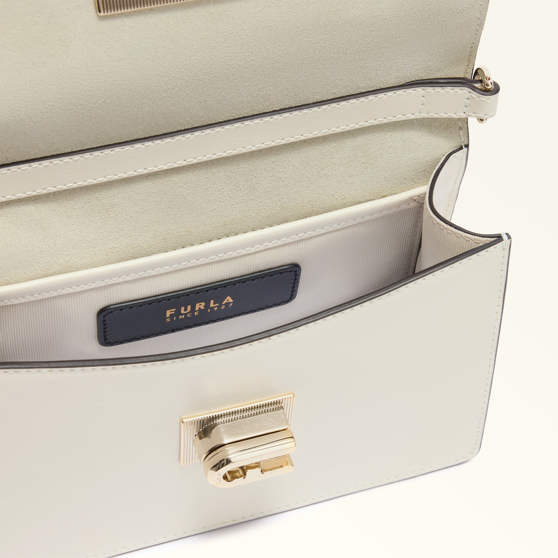 Furla 1927 Mini Crossbody 20 in White - Bags 