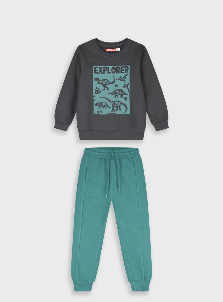 Boy Tracksuit - Ice Green