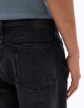Celio Relaxed Fit 100% Cotton 7/8 Length Jeans - Black