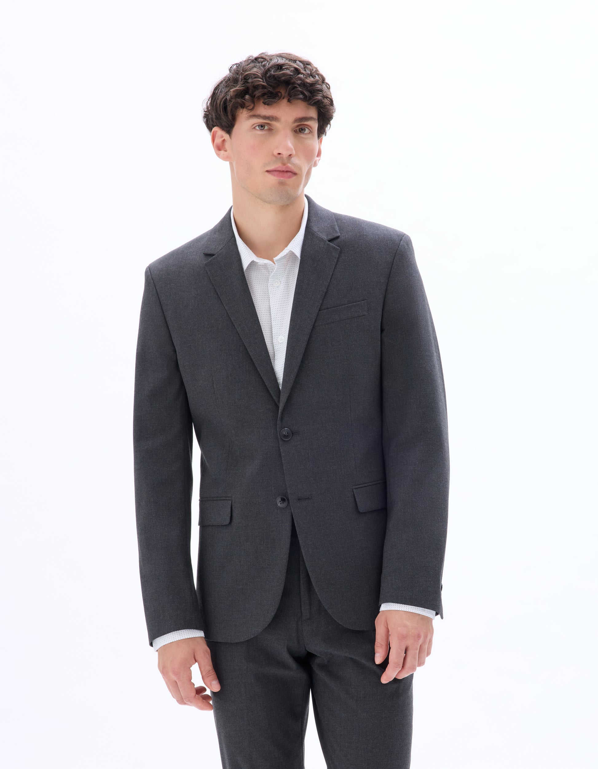 Dark Grey Suit Jacket - Celio Lebanon