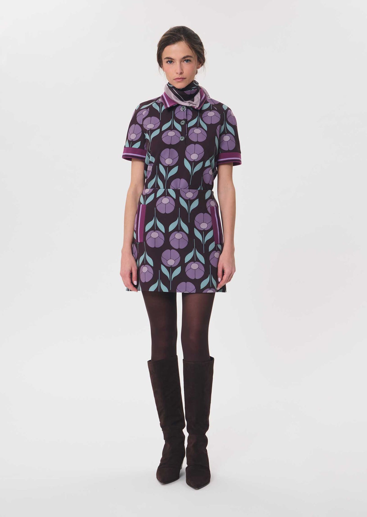 Jelena skirt in purple by Tara Jarmon